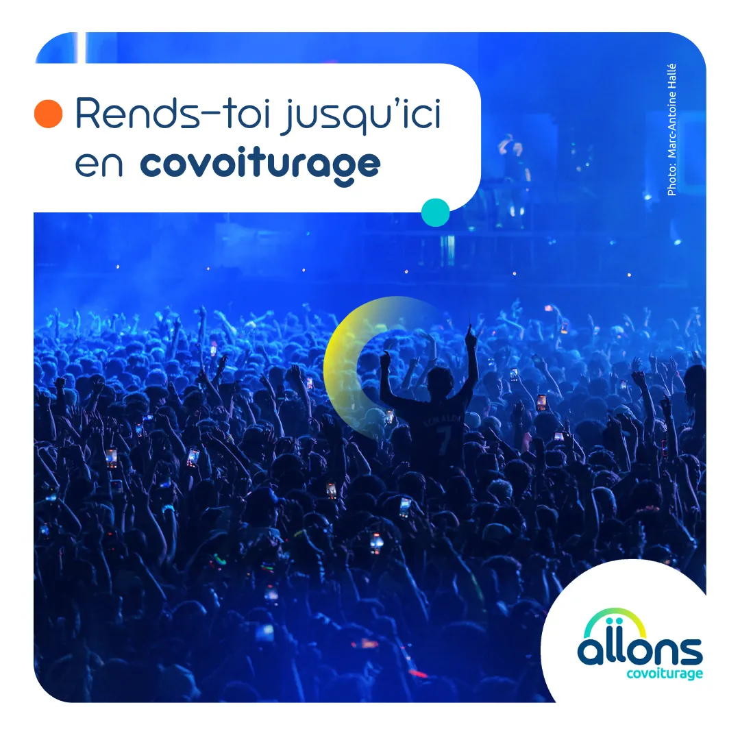 Official Allons covoiturage sign - Carpool zone